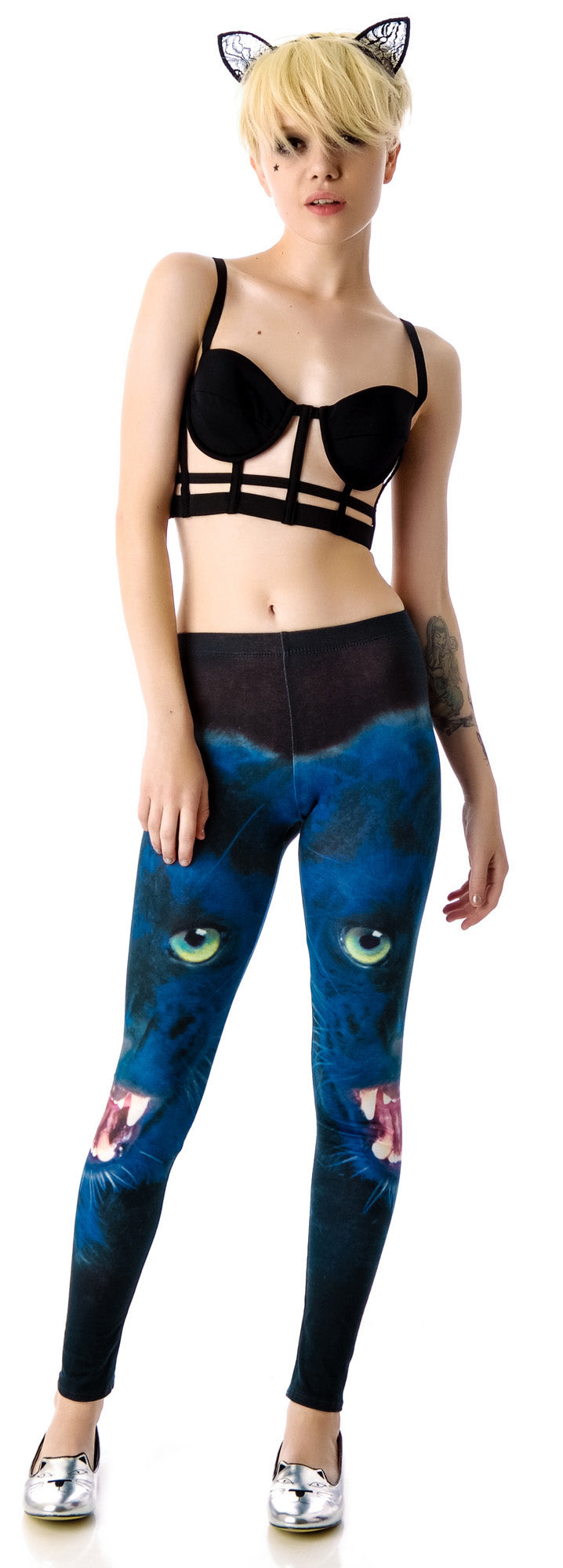 Eye Of The Panther Leggings – Dolls Kill