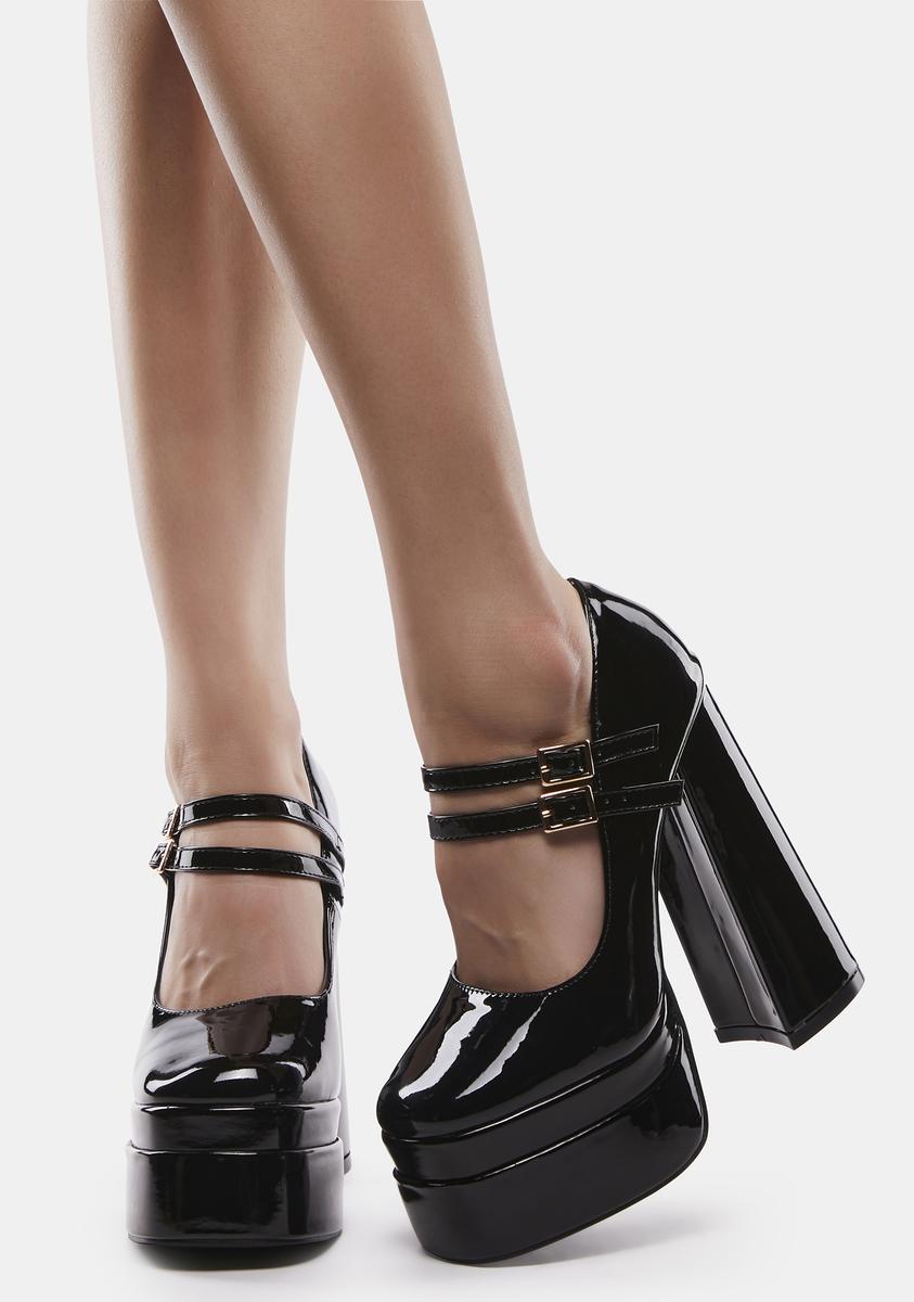 pleaser platform mary janes