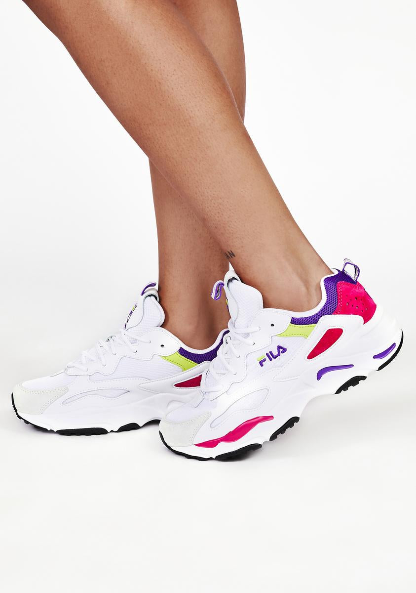 Fila Magenta Ray Tracer Sneakers – Dolls Kill