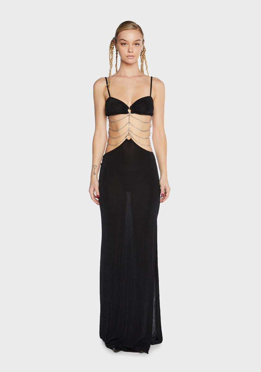 Chain Ladder Cut Out Maxi Dress Kiki Riki,New Products : American Fashion Style Bags On Sale Chain Ladder Cut Out Maxi Dress Kiki Riki,New Products : American Fashion Style Bags On Sale