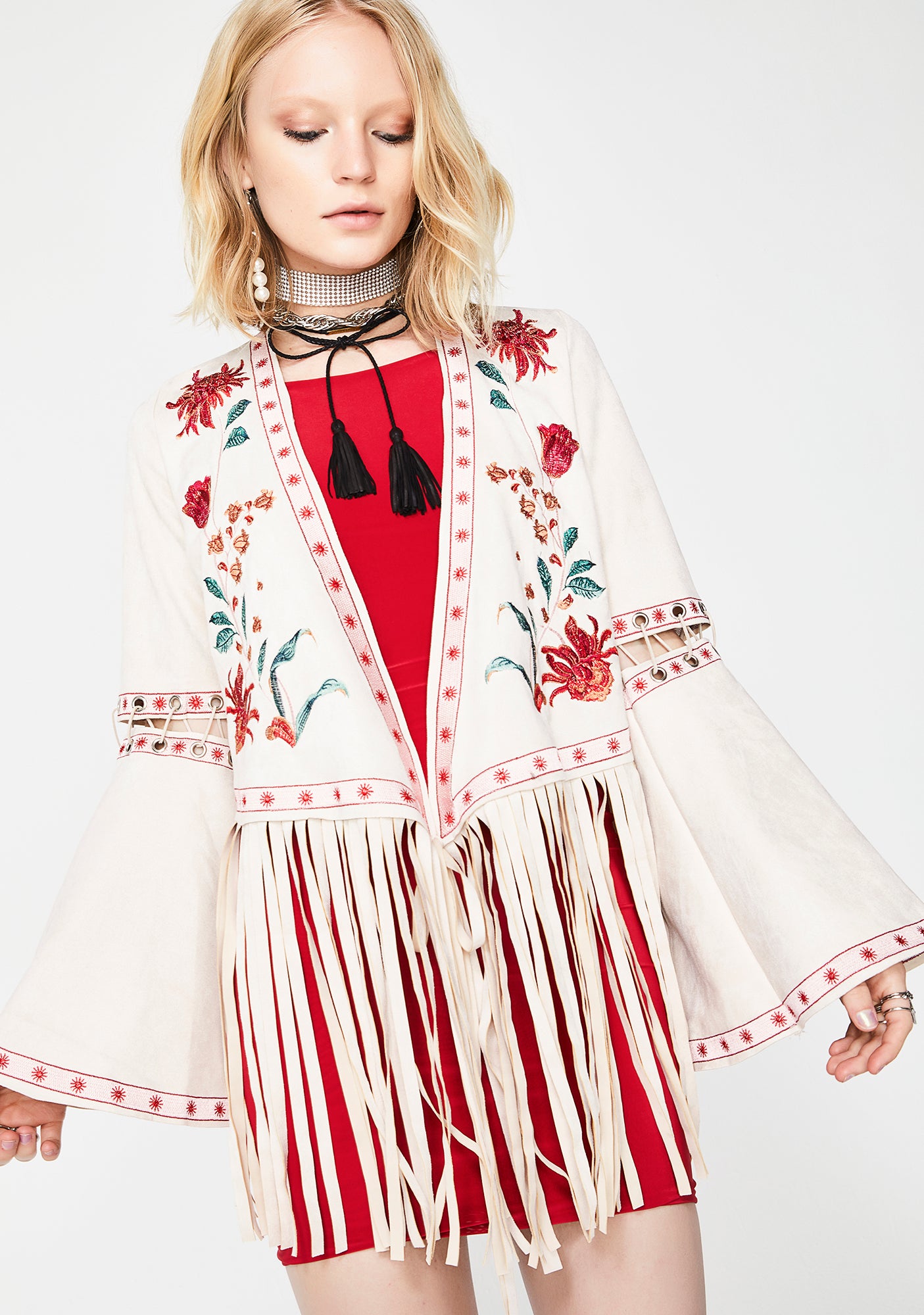 Desert Bloom Embroidered Jacket – Dolls Kill