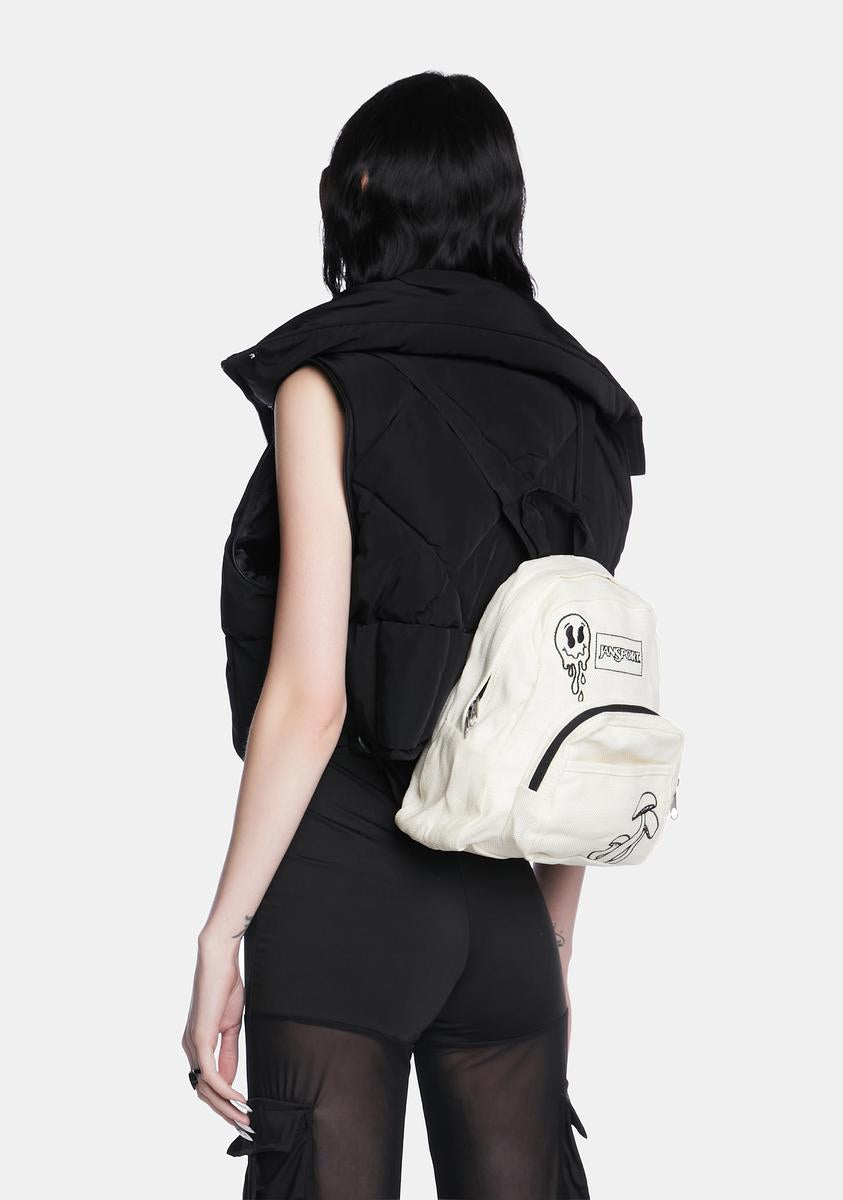 Jansport Canvas Mini Embroidered Backpack