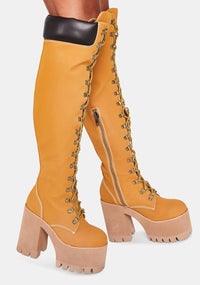 Step It Out Platform Work Boots