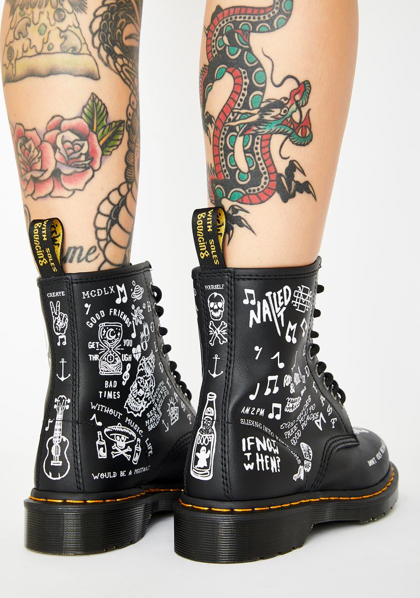 Dr martens scribble deals