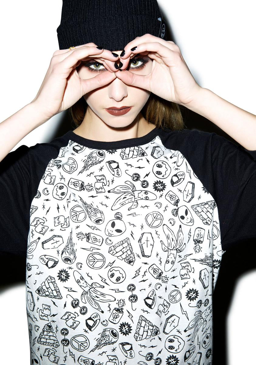 Intergalactic Chaos Raglan Iron Fist,New Products : American Fashion Style Bags On Sale