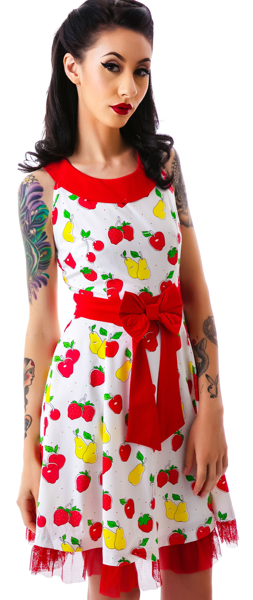 vintage fruit dress Vintage Fruit Dance Dress – Dolls Kill