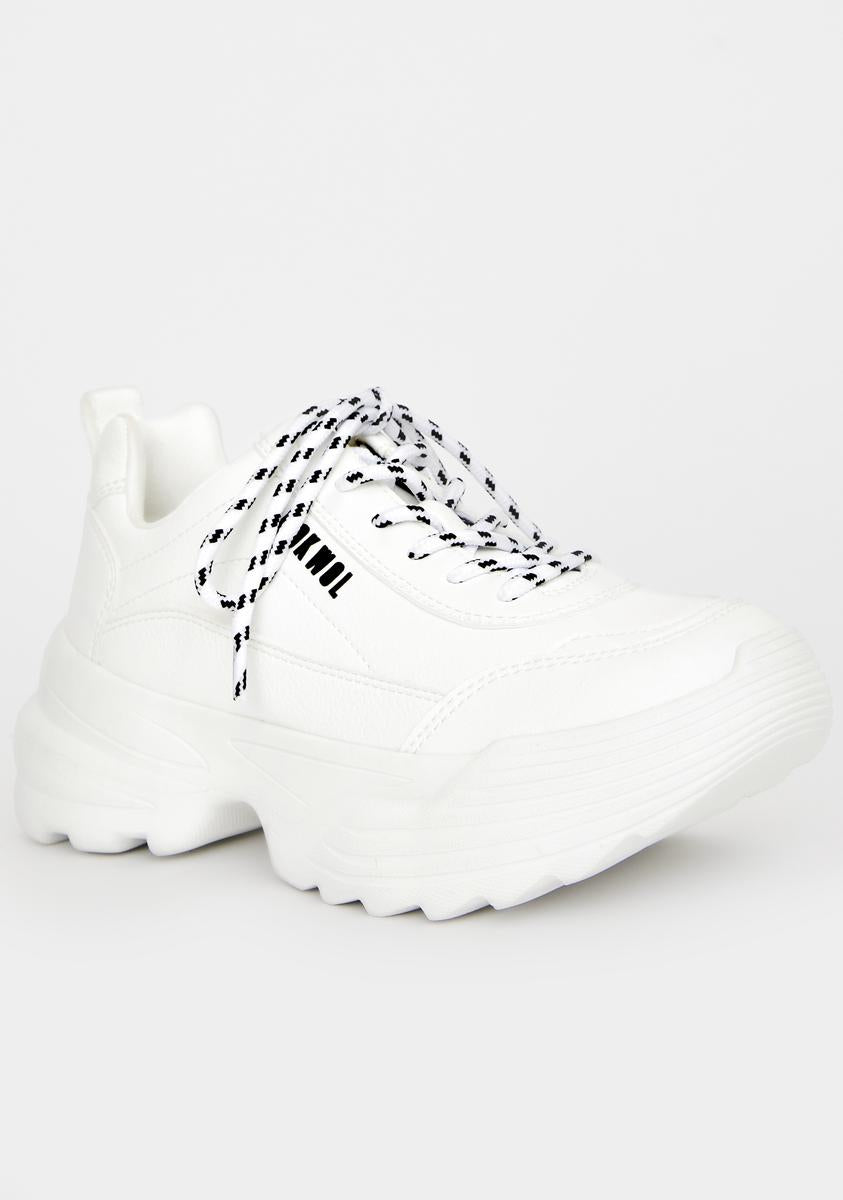 Nokwol Chunky Platform Trainers White Asos White Platform Trainers