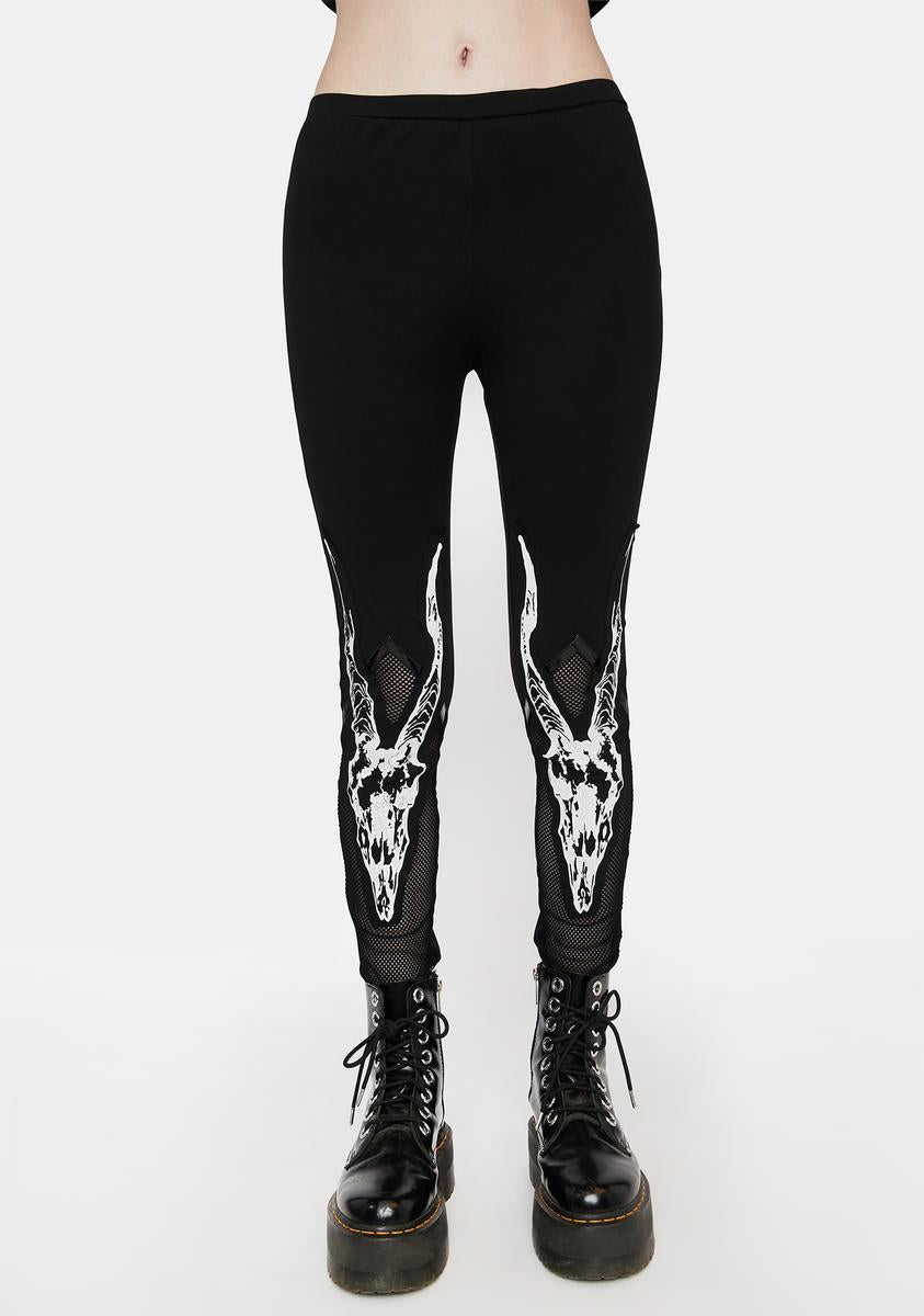 Baphomet Leggings Devil Fashion,All Products : American Fashion Style Bags On Sale