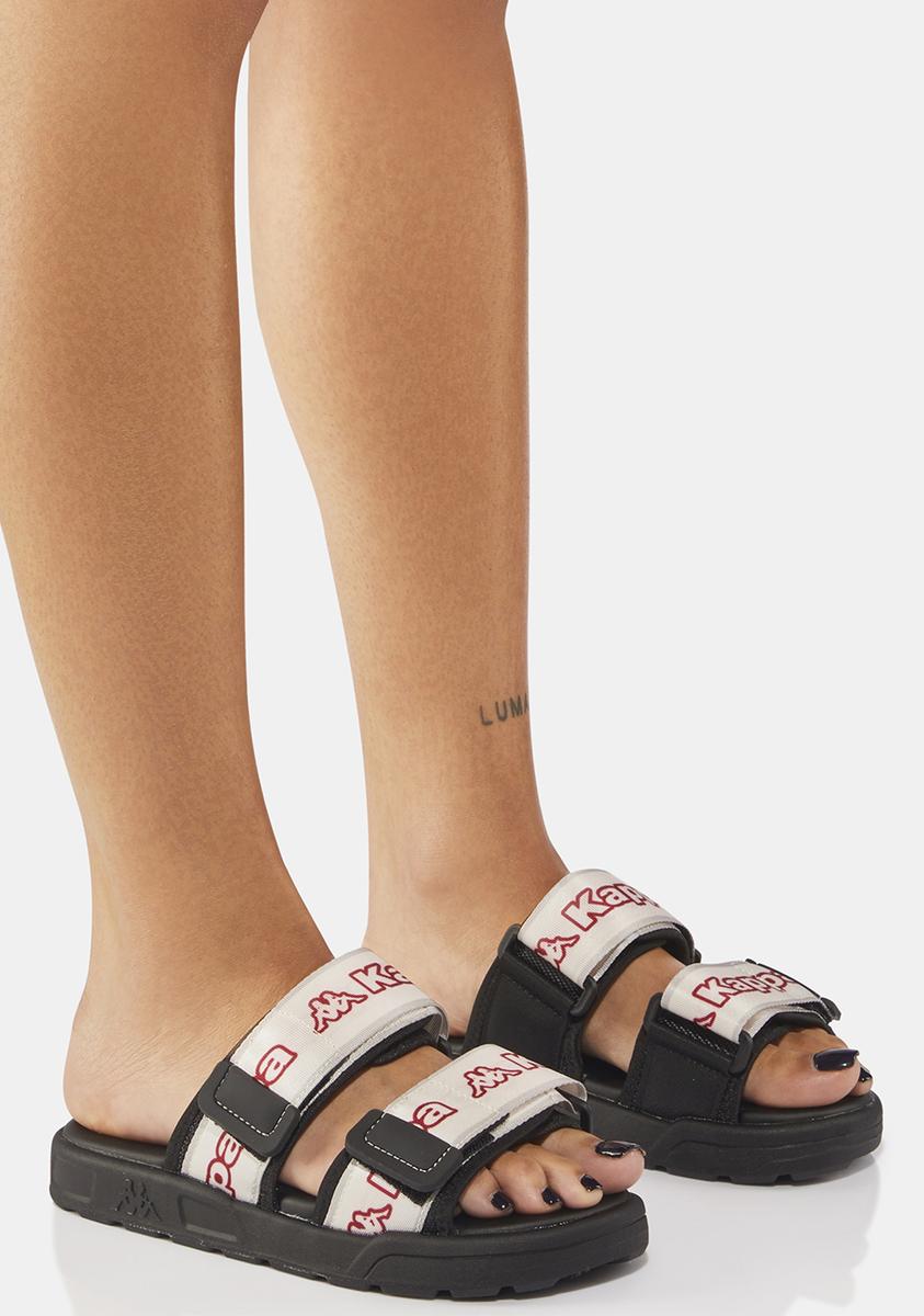 Kappa Logo Slides Black Dolls Kill