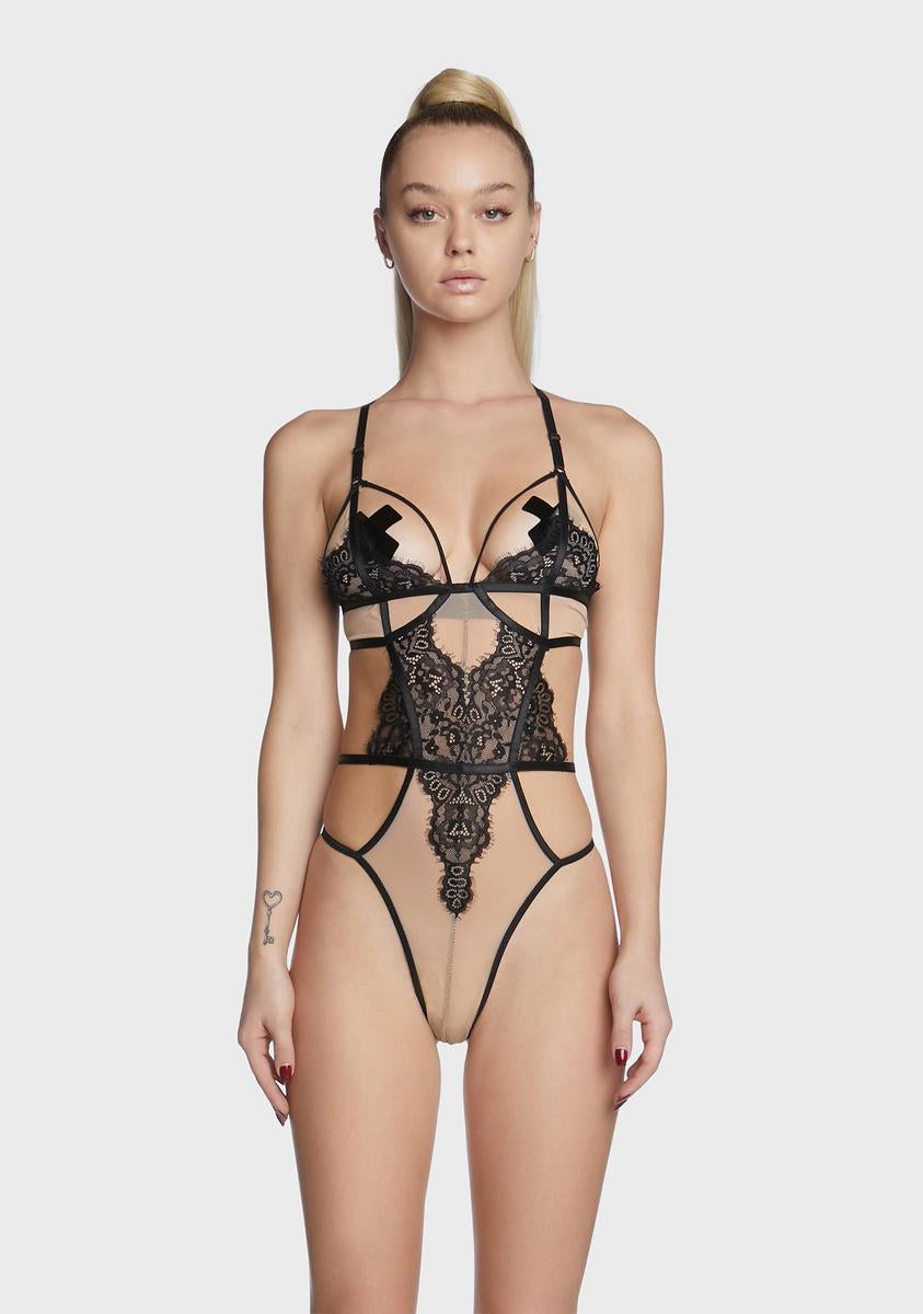 Under Your Skin Cut Out Teddy,New Products : American Fashion Style Bags On Sale