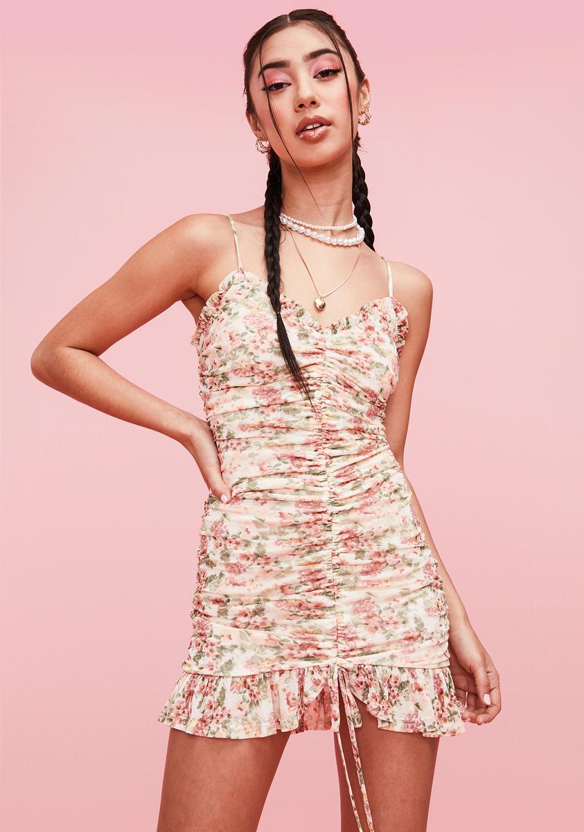 Bloom The Nation Ruched Dress,All Products : American Fashion Style Bags On Sale