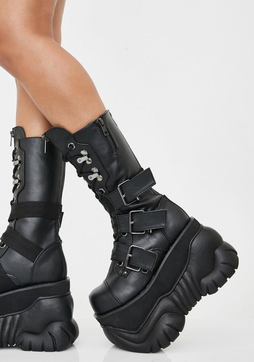 Doom Stomper Platform Boots