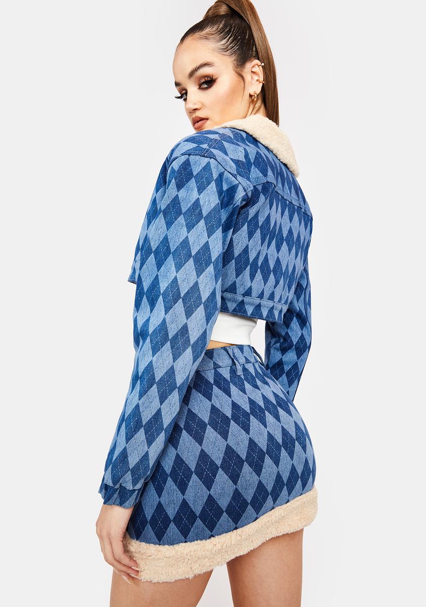 Classy Act Denim Crop Jacket