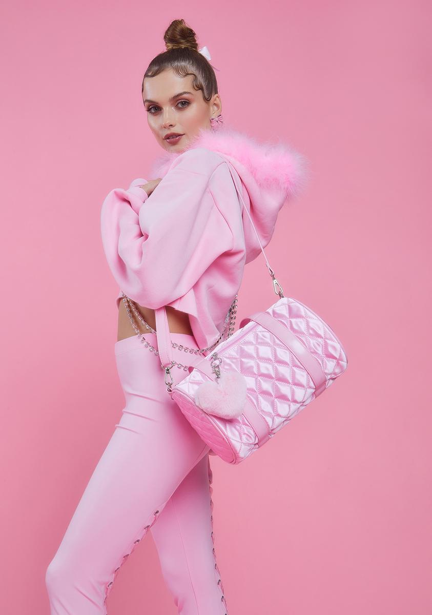 Dolls Kill x Winx Club Character Vinyl Shoulder Bag - Pink