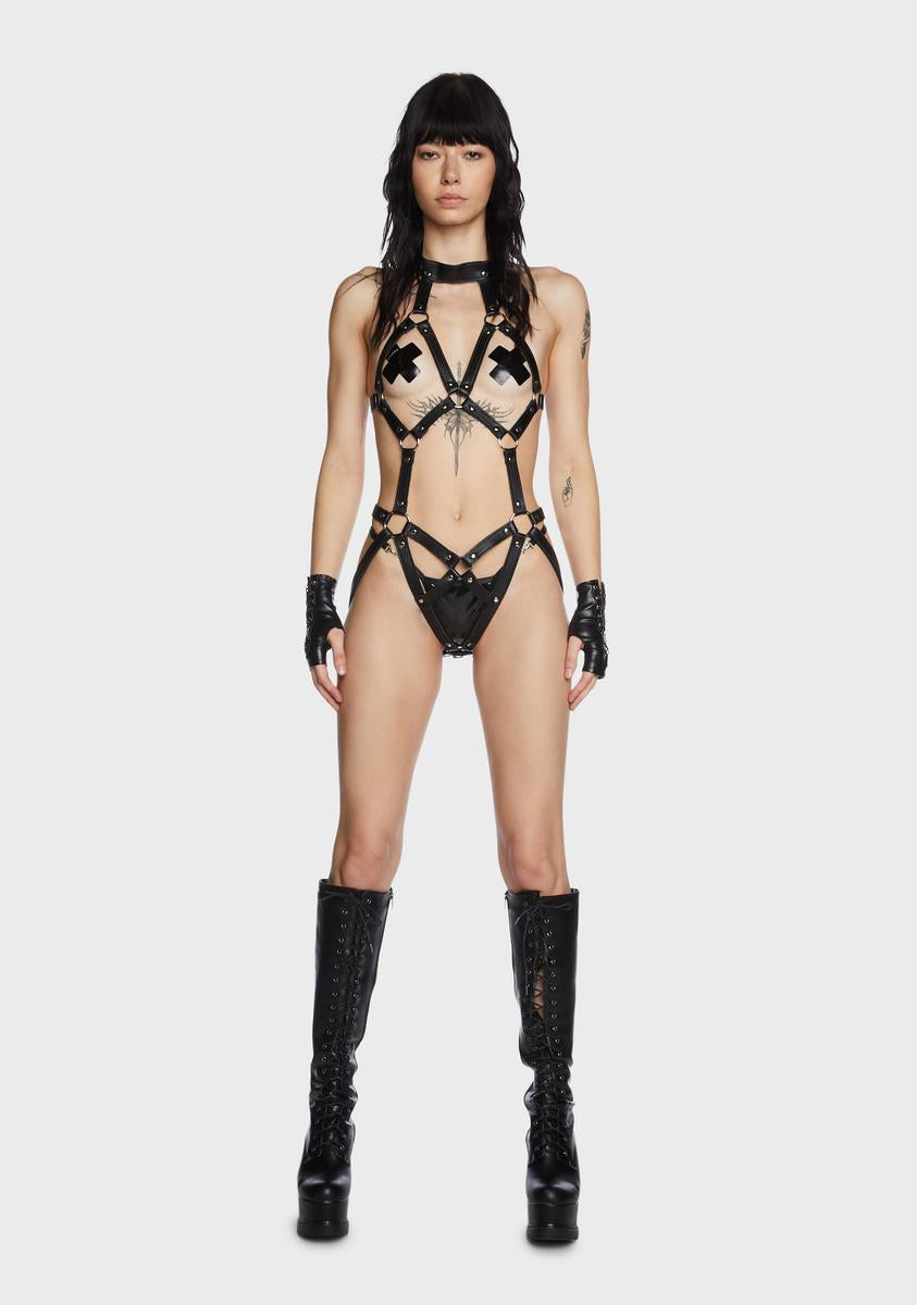 Ana Vegan Leather Harness Tru Demurr,All Products : American Fashion Style Bags On Sale