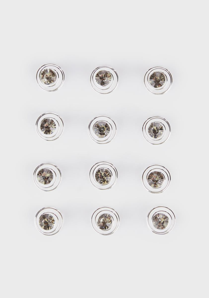 Trademark Beauty Crystal Hair Twist Set White Dolls Kill