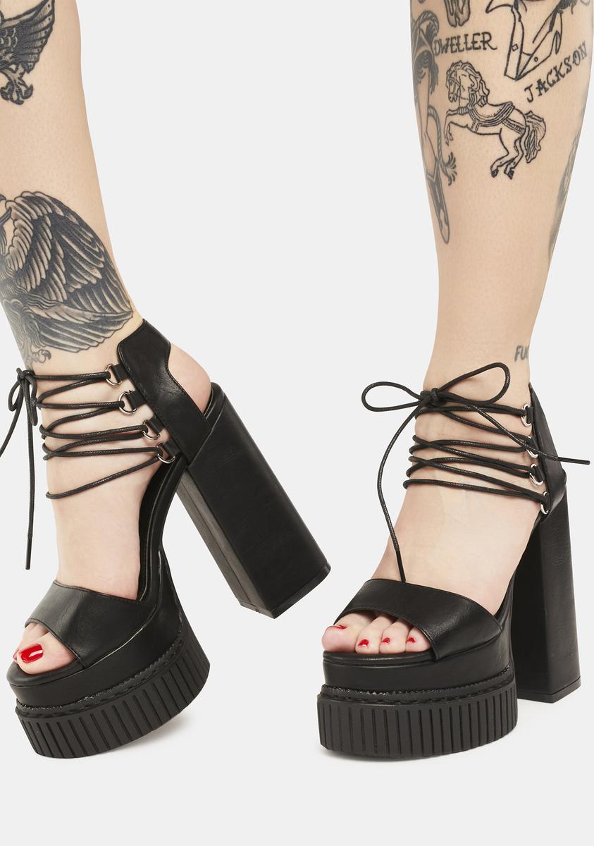 Charlotte Russe Platform Heels Nude Size 8 Fast Shipping Women's Shoes |  eBay