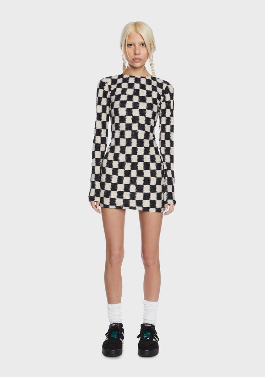 Checkered Mini Dress Daisy Street,Specials : American Fashion Style Bags On Sale