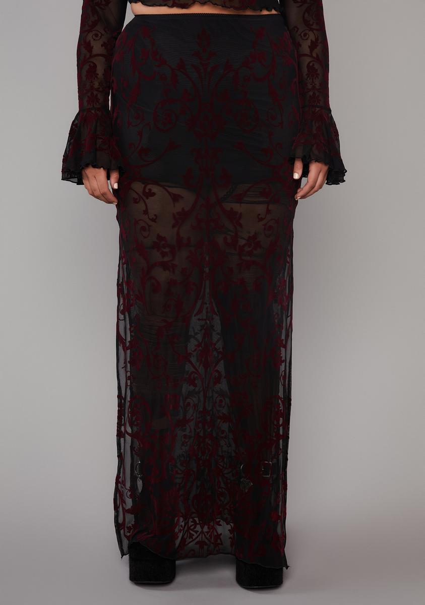 Plus Death Unites Us Maxi Skirt Widow,New Products : American Fashion Style Bags On Sale