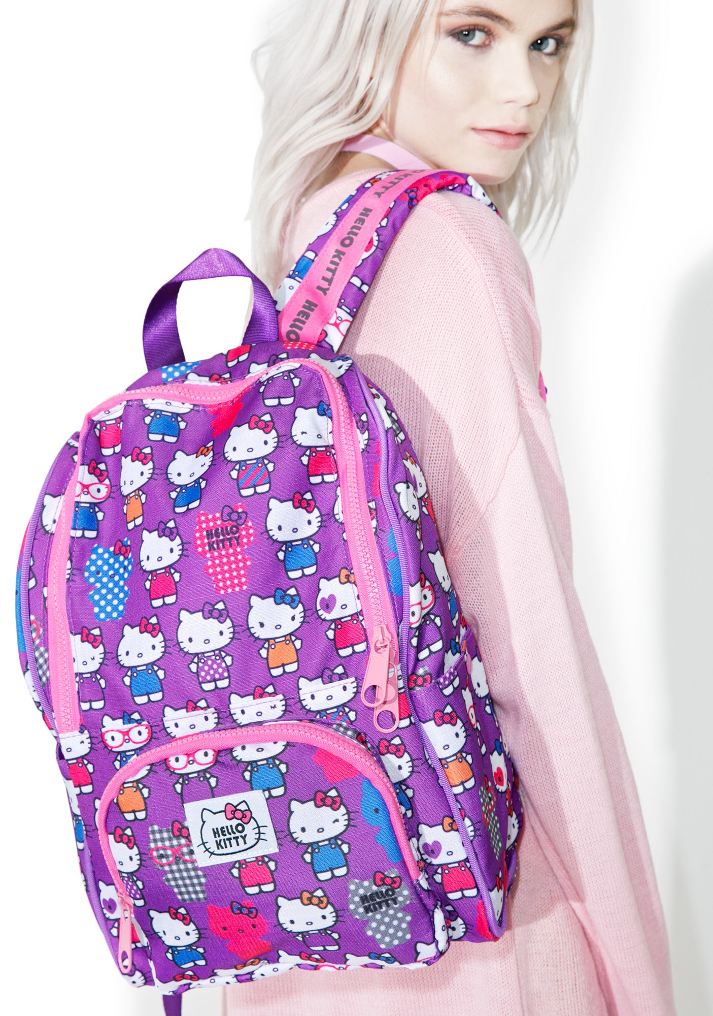 dollskill hello kitty backpack Classic Kitty Small Backpack – Dolls Kill