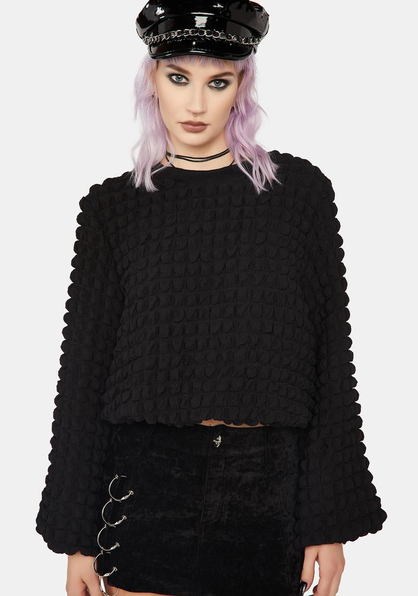 Poison Pen Pals Textured Top,New Products : American Fashion Style Bags On Sale