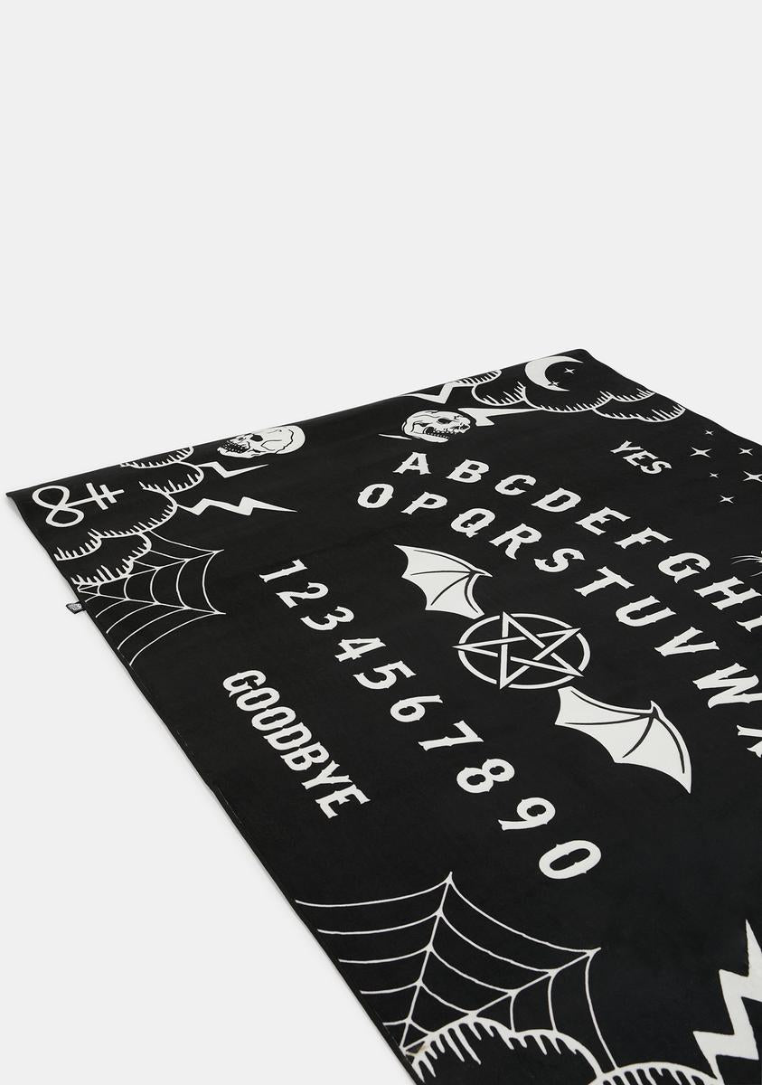 Dolls Home Ouija Board Area Rug - Black/White – Dolls Kill
