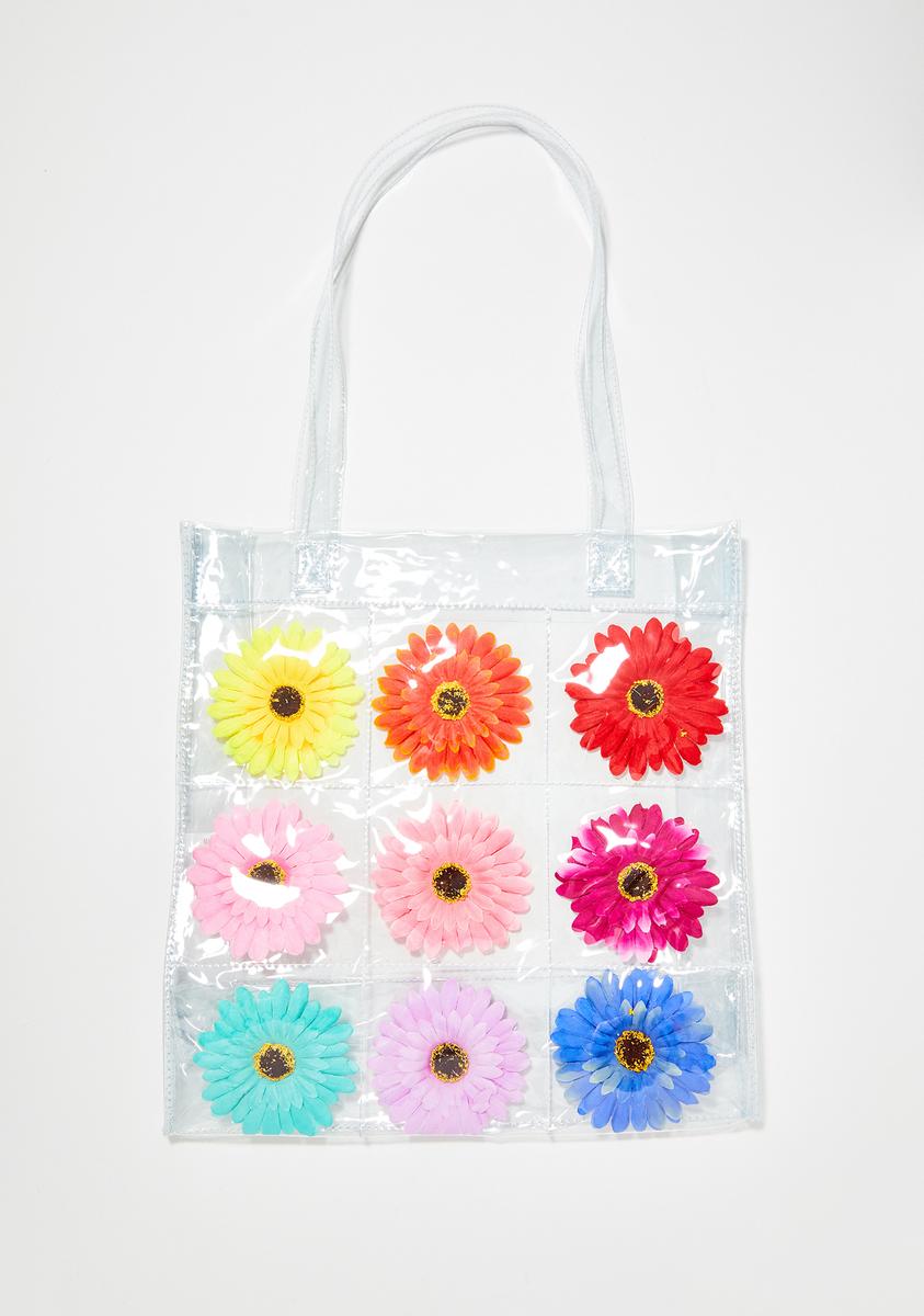 Be Nice or Go Away Tote Bag – Naughty Florals