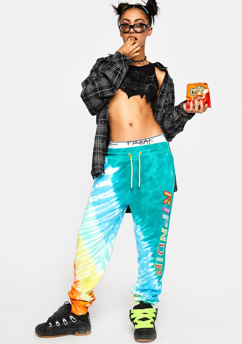 Dolls kill 2025 tie dye sweatpants
