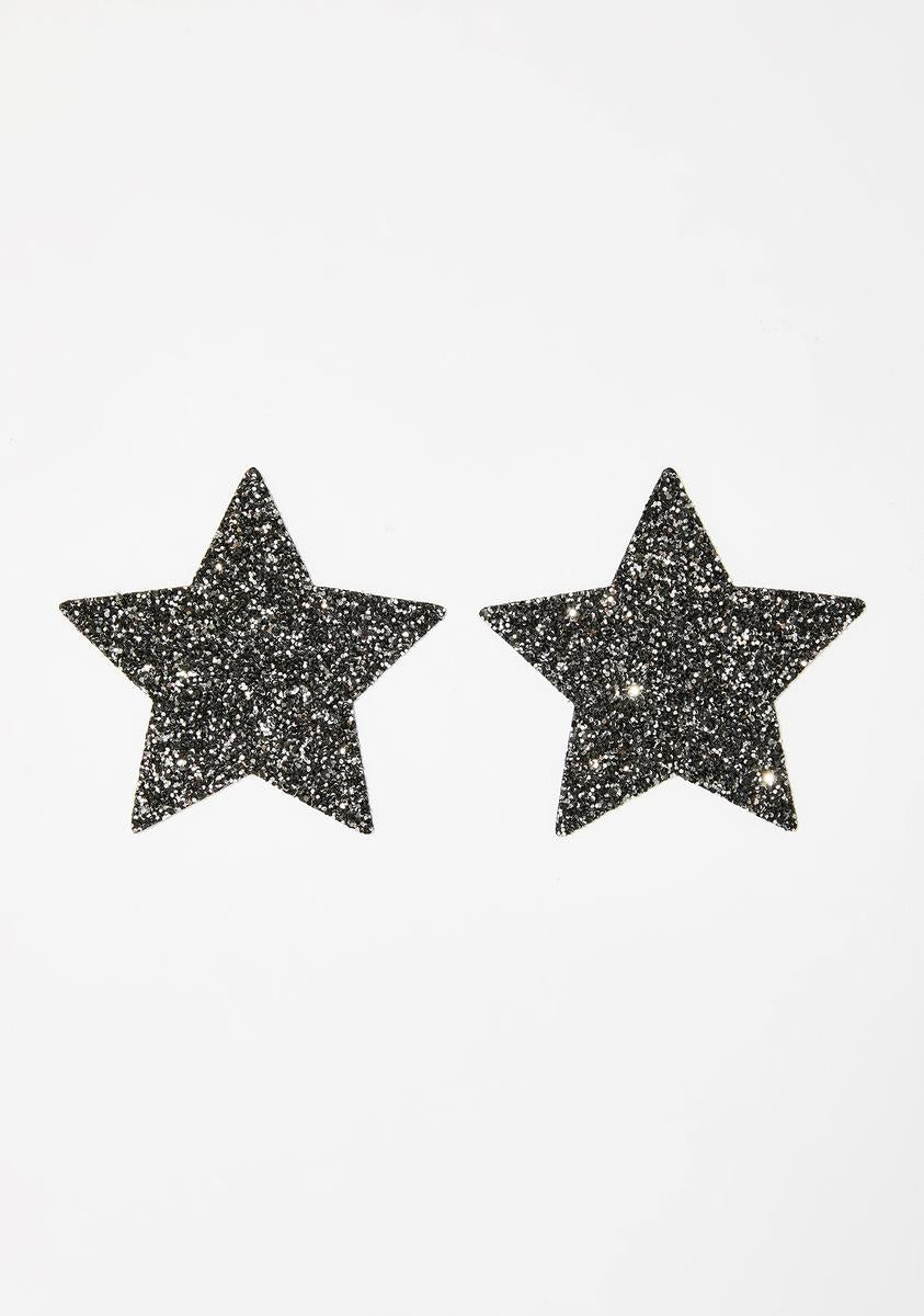 Midnight Super Sparkle Glitter Pasties