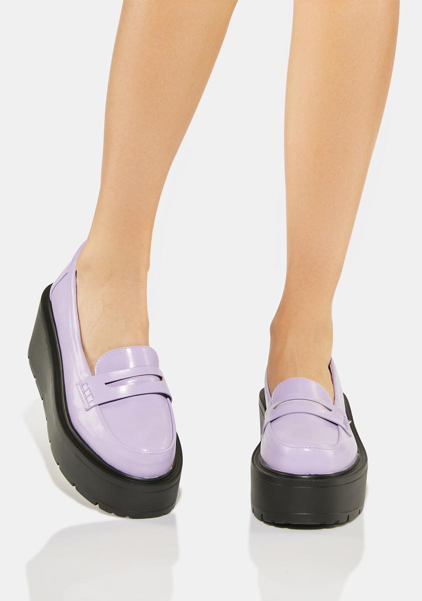 Koi Footwear Platform Oxfords Lilac Dolls Kill