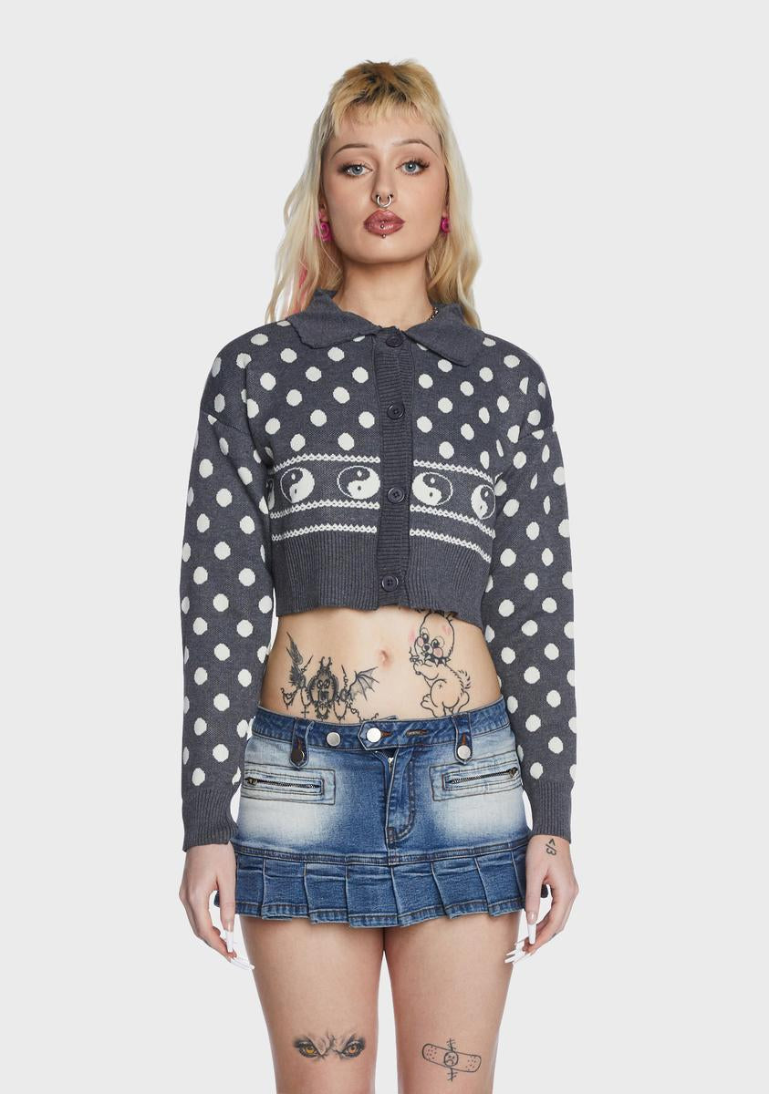 Polka Dot Yin Yang Cardigan Daisy Street,New Products : American Fashion Style Bags On Sale Polka Dot Yin Yang Cardigan Daisy Street,New Products : American Fashion Style Bags On Sale