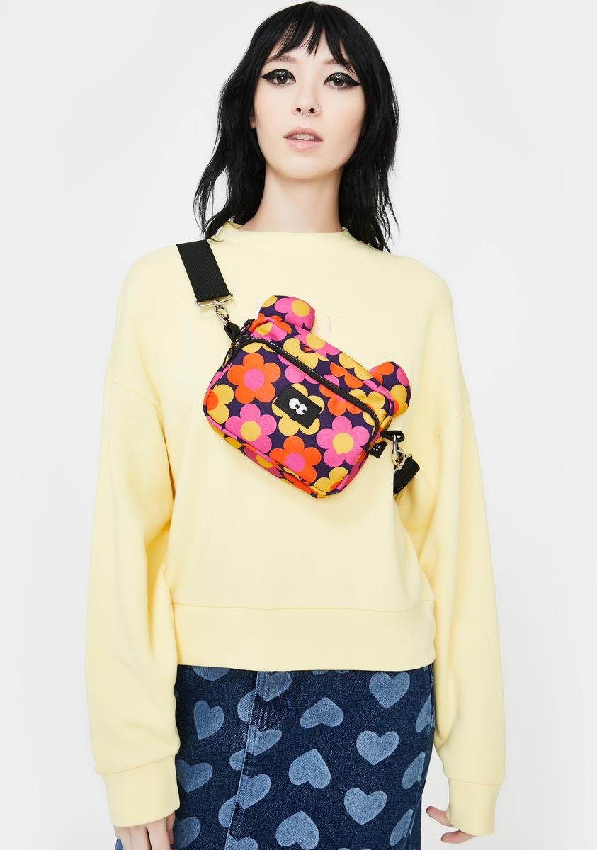 Lazy Oaf 70s Floral Mini Bear Bag – Dolls Kill