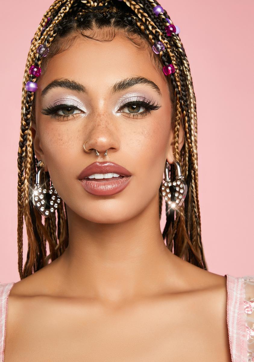 Locked in Heaven Charm Earrings