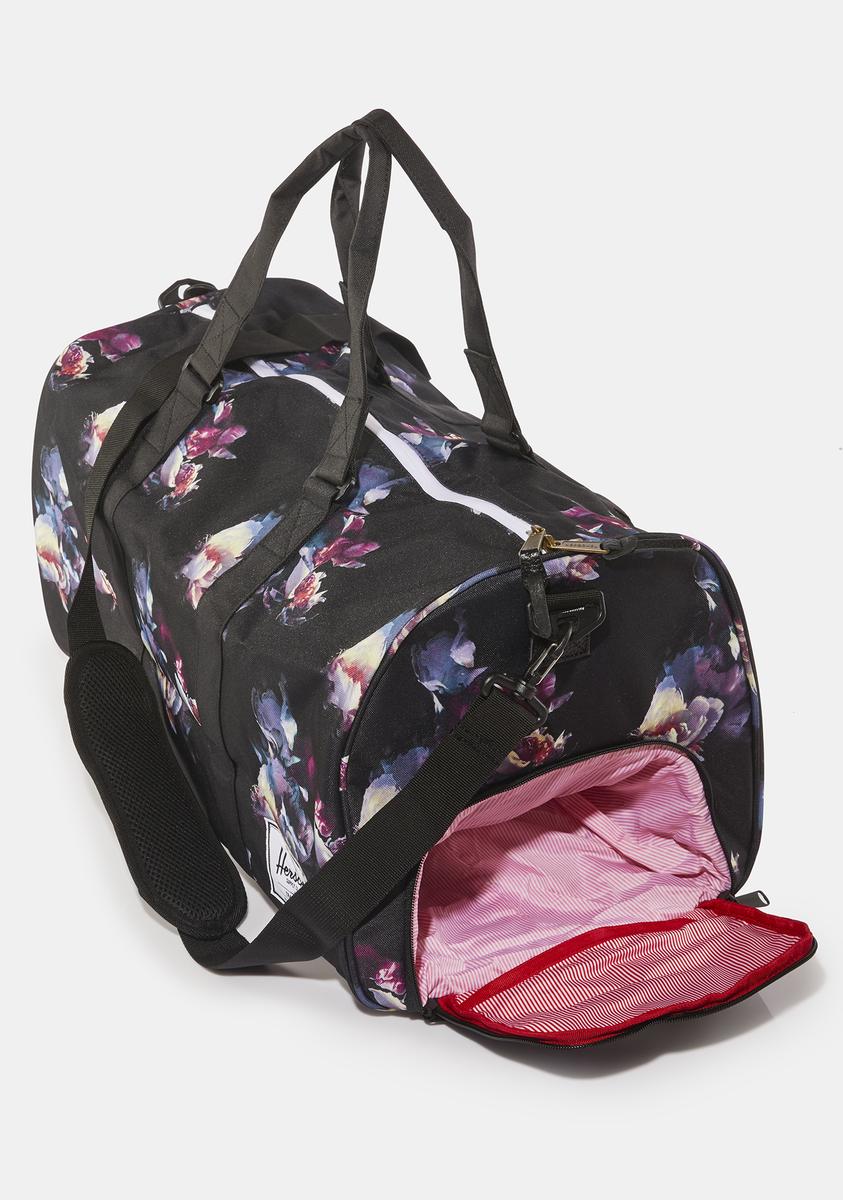Herschel floral duffle bag outlet