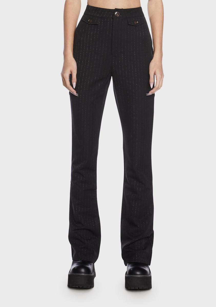 Pinstripe Flared Pants Daisy Street,New Products : American Fashion Style Bags On Sale