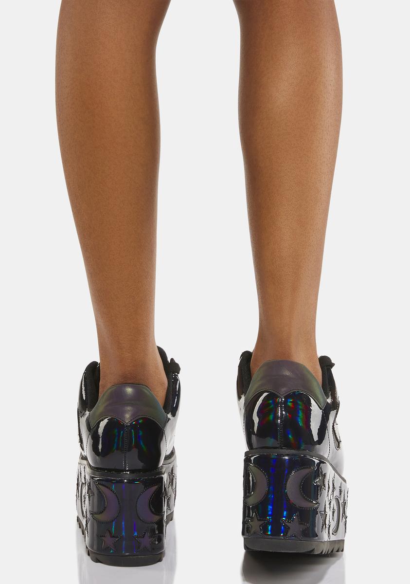 Y.R.U. Reflective Lala Luna Platform Sneakers – Dolls Kill