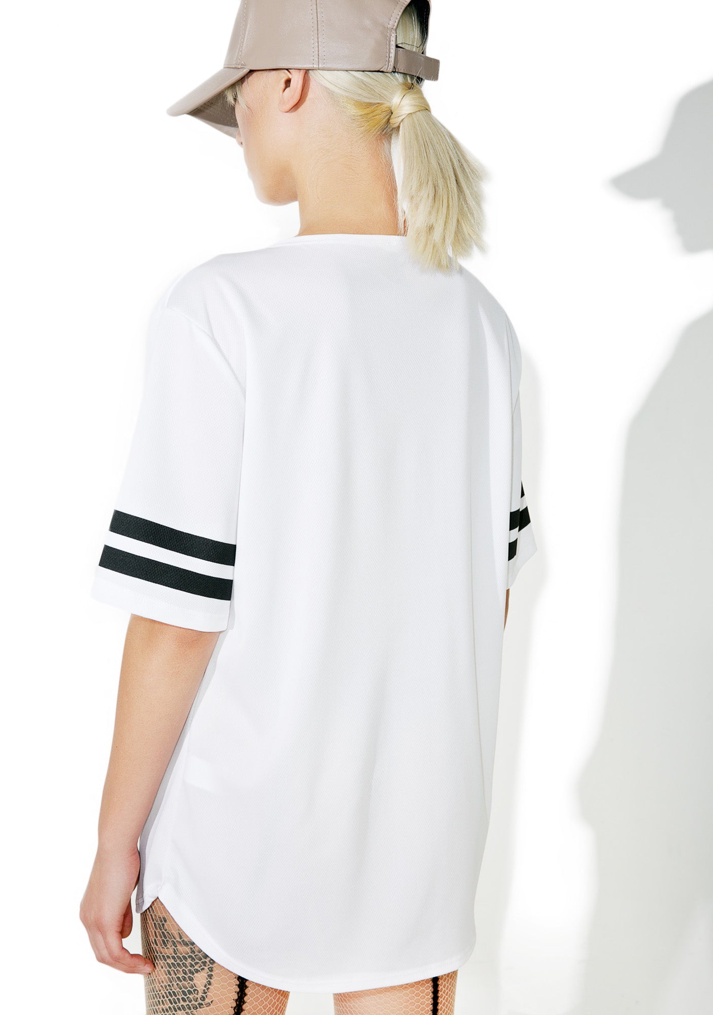 Whiteout Game Over Baseball Jersey – Dolls Kill