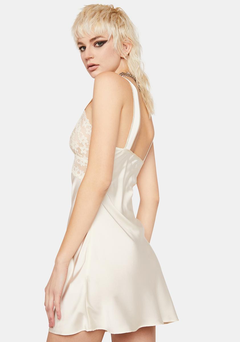 Lioness Lace Silky Mini Dress – Dolls Kill