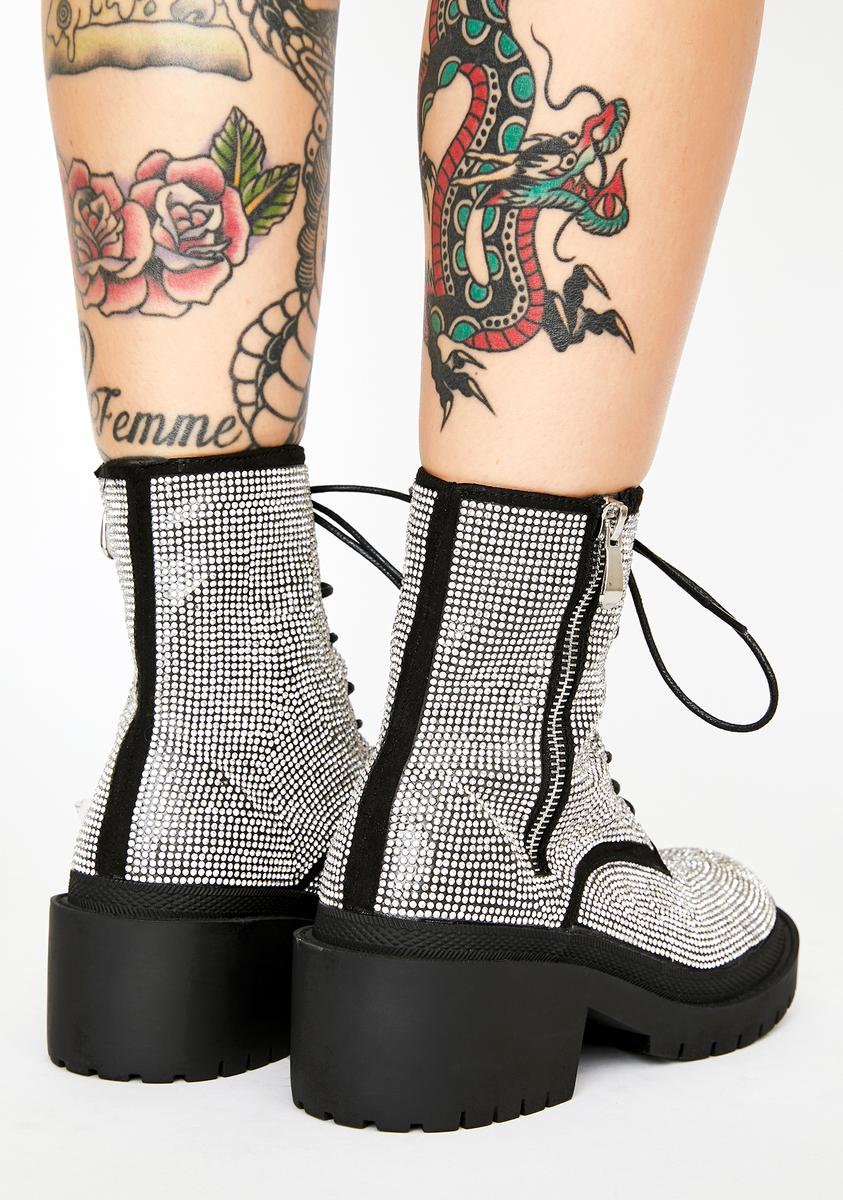 Get The Likes Rhinestone Boots