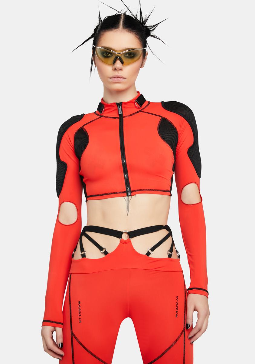 Red Enduro Long Sleeve Top Namilia,Specials : American Fashion Style Bags On Sale Red Enduro Long Sleeve Top Namilia,Specials : American Fashion Style Bags On Sale