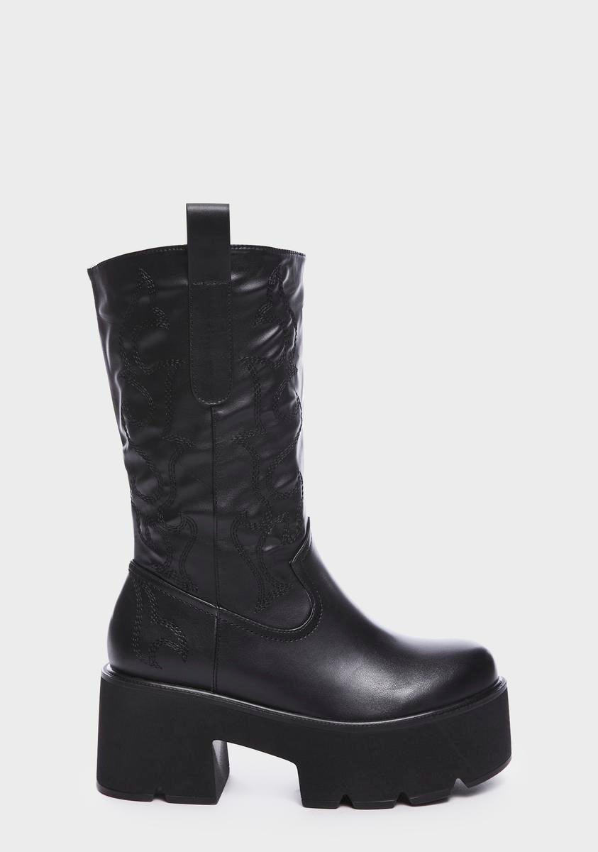 Blizzard Chunky Western Boots AZALEA WANG,New Products : American Fashion Style Bags On Sale Blizzard Chunky Western Boots AZALEA WANG,New Products : American Fashion Style Bags On Sale