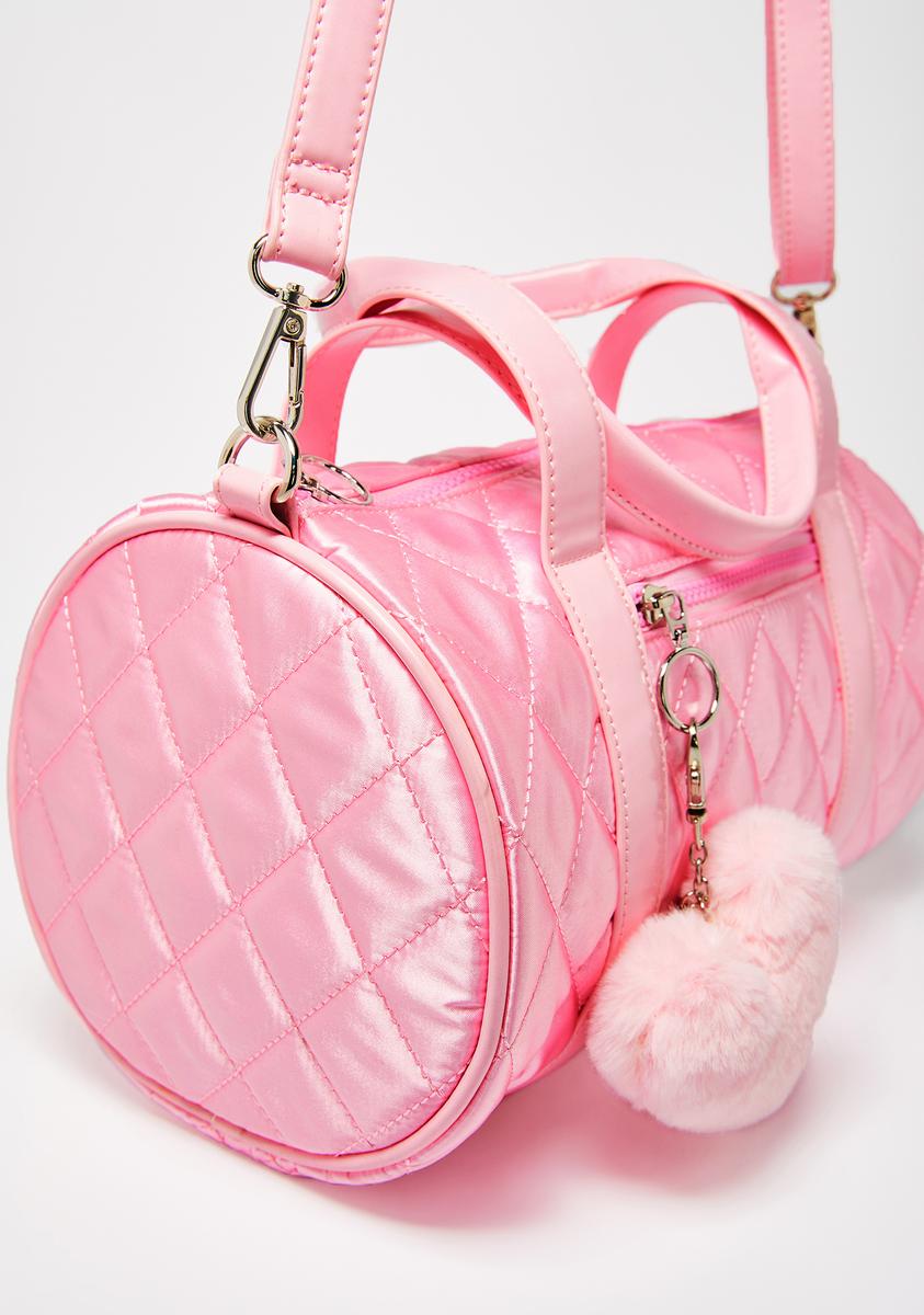 PINK METALLIC DUFFLE BAG – CAUSE For Elegance