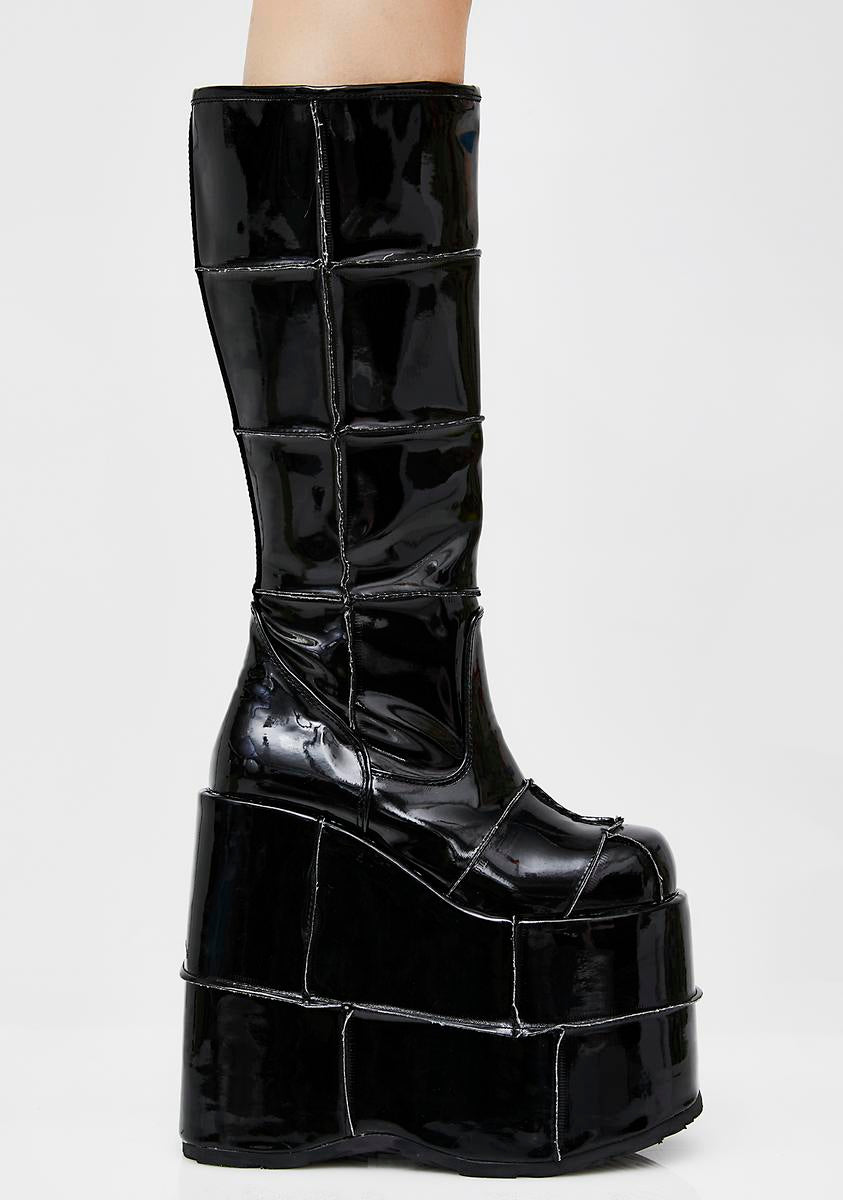 Patent Stack Platform Boots