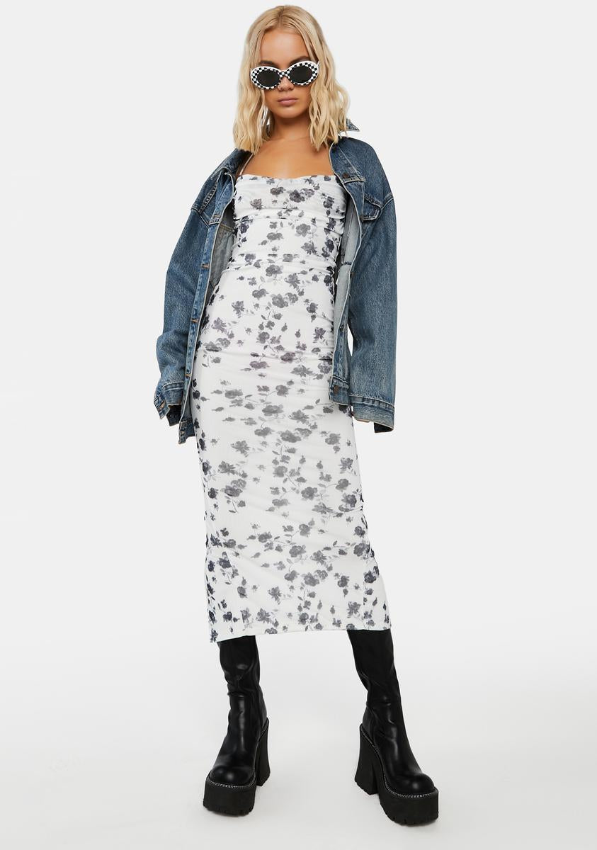 Blanc Days Go By Floral Midi Dress,New Products : American Fashion Style Bags On Sale Blanc Days Go By Floral Midi Dress,New Products : American Fashion Style Bags On Sale