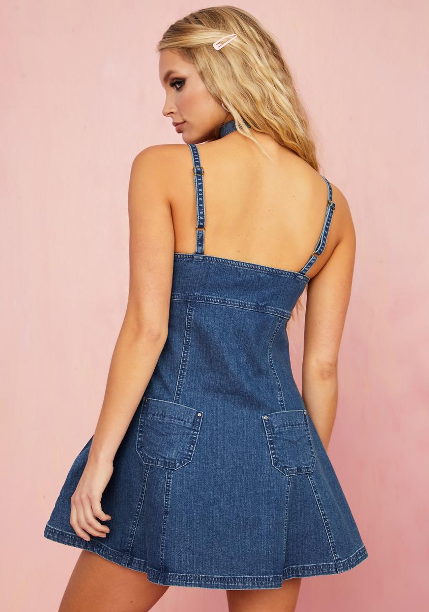 Dime Store Cowgirl Denim Dress