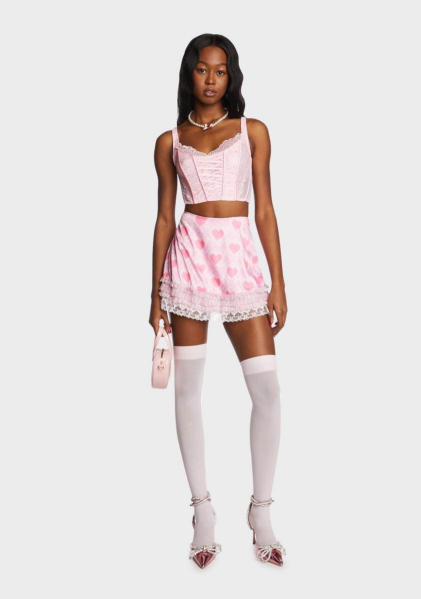Sharp Edges Bustier White | Parallel