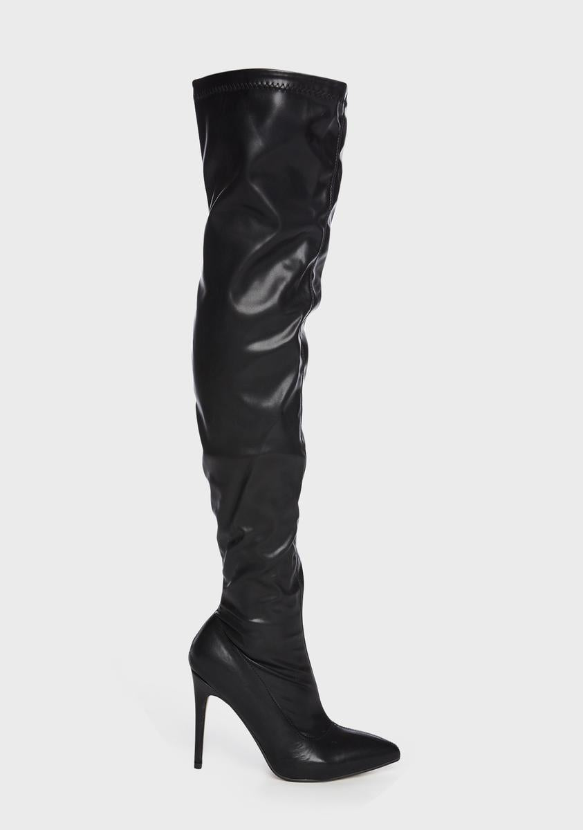 Lunar Common Ground Thigh High Boots,New Products : American Fashion Style Bags On Sale