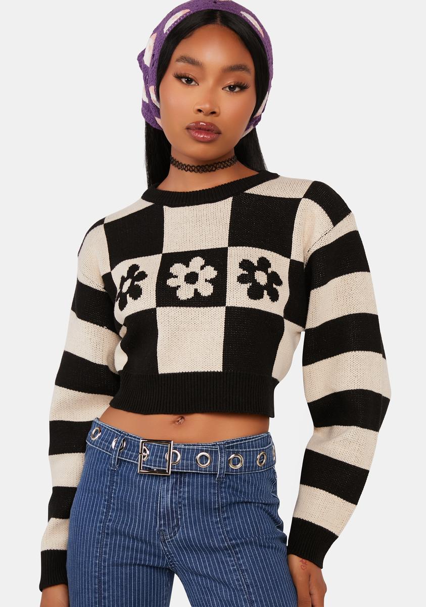 Check Up On It Floral Sweater,New Products : American Fashion Style Bags On Sale Check Up On It Floral Sweater,New Products : American Fashion Style Bags On Sale