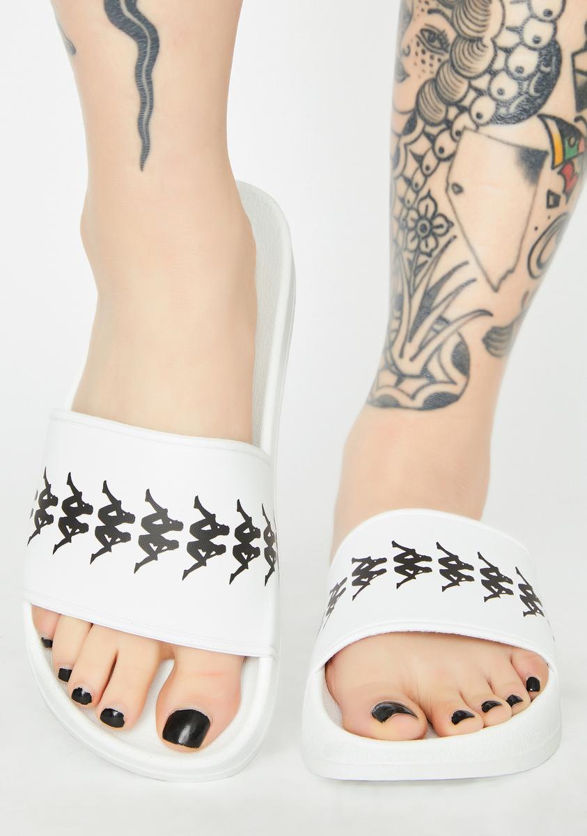 White 222 Banda Adam 4 Slides Kappa,Specials : American Fashion Style Bags On Sale White 222 Banda Adam 4 Slides Kappa,Specials : American Fashion Style Bags On Sale