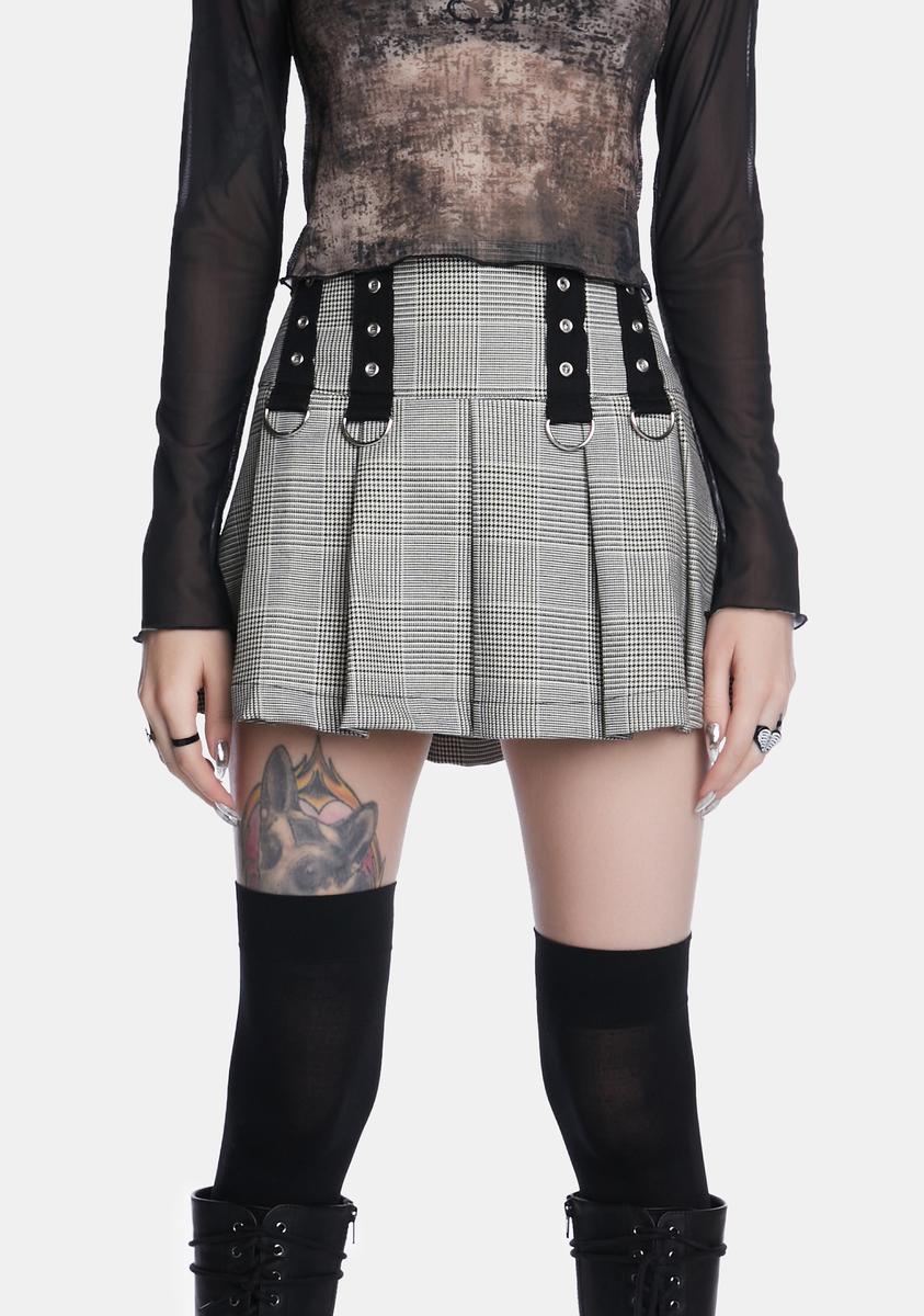 Plaid Rave Mini Skirt Minga,New Products : American Fashion Style Bags On Sale